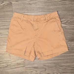 Banana Republic Pique Cotton Dress Shorts Women’s Size 2 Tan Preppy